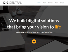 Tablet Screenshot of digicentralservices.com